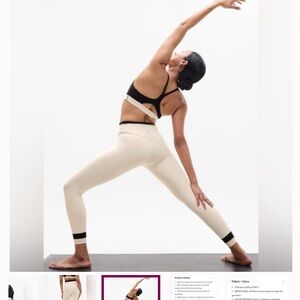 New with tags, Salutation Stash double up tights in ivory and black